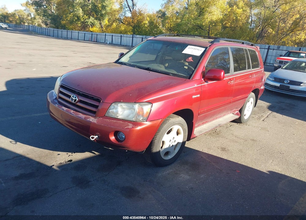 2006 TOYOTA HIGHLANDER LIMITED V6 VIN: JTEEP21A160161045