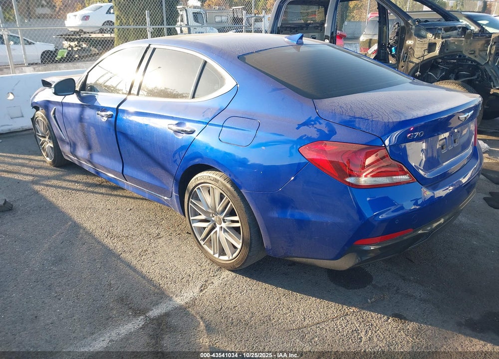2021 GENESIS G70 2.0T RWD VIN: KMTG34LA4MU079688