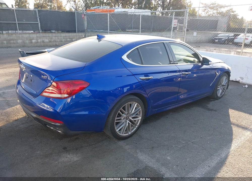 2021 GENESIS G70 2.0T RWD VIN: KMTG34LA4MU079688