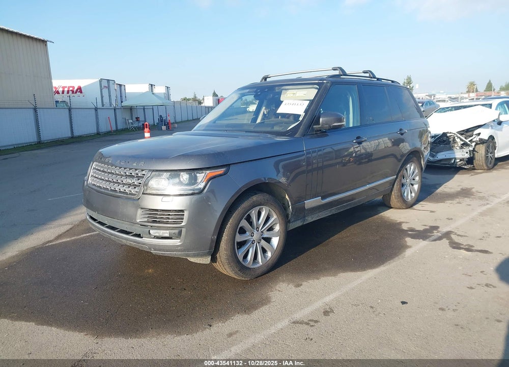 2017 LAND ROVER RANGE ROVER HSE VIN: SALGS2FK6HA321133
