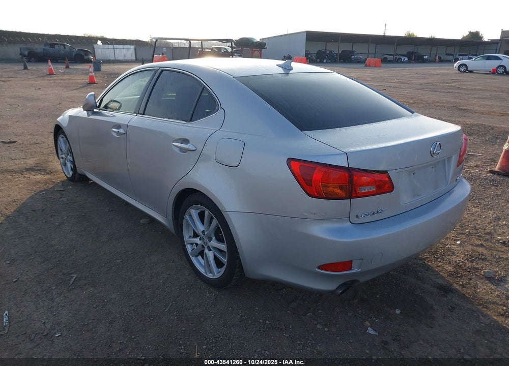 2007 LEXUS IS 250 VIN: JTHBK262872030500