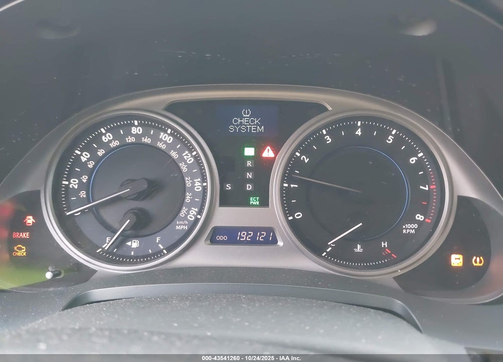 2007 LEXUS IS 250 VIN: JTHBK262872030500