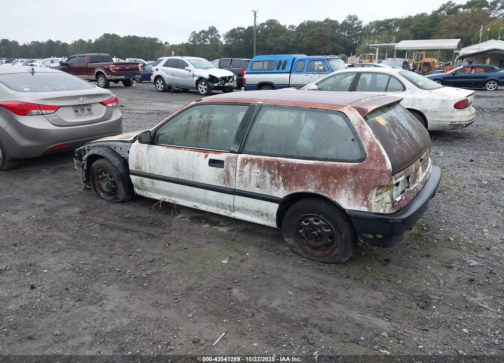 1990 HONDA CIVIC DX VIN: 2HGED6359LH511583