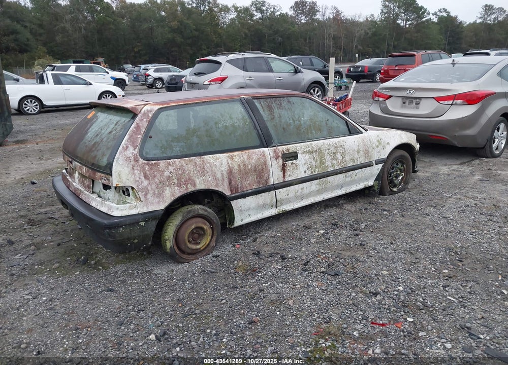 1990 HONDA CIVIC DX VIN: 2HGED6359LH511583