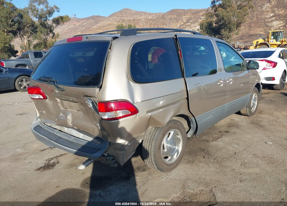 2002 TOYOTA SIENNA LE VIN: 4T3ZF13C52U413547