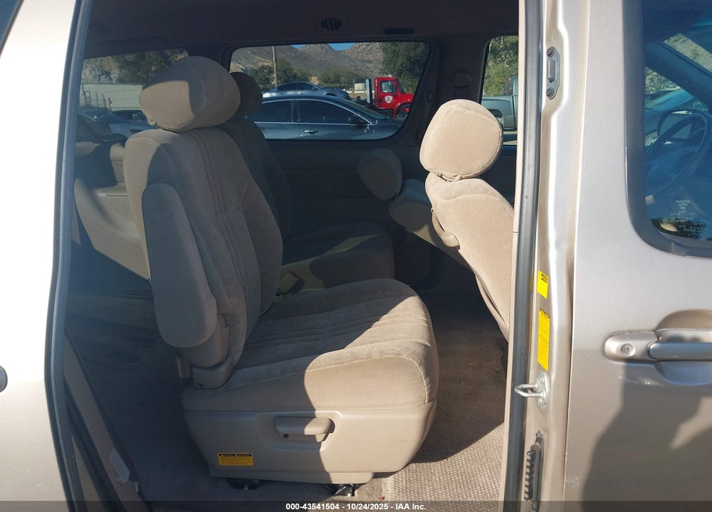 2002 TOYOTA SIENNA LE VIN: 4T3ZF13C52U413547