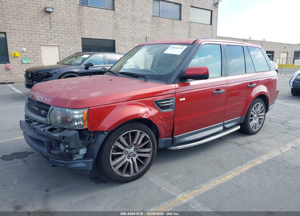2010 LAND ROVER RANGE ROVER SPORT HSE VIN: SALSK2D49AA229180