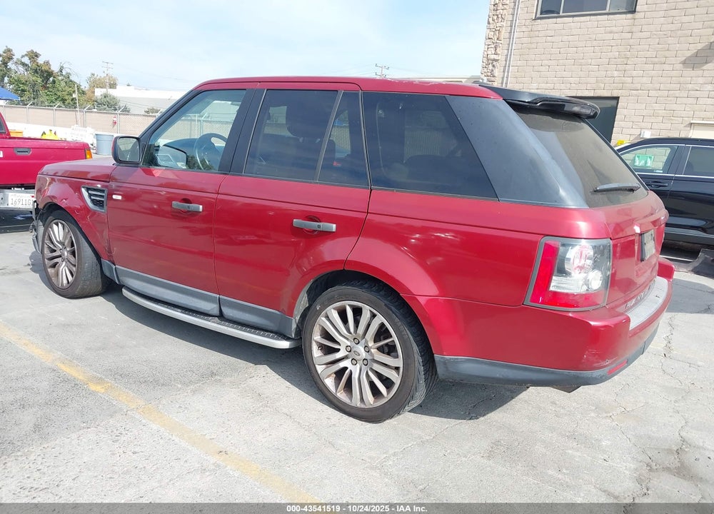 2010 LAND ROVER RANGE ROVER SPORT HSE VIN: SALSK2D49AA229180