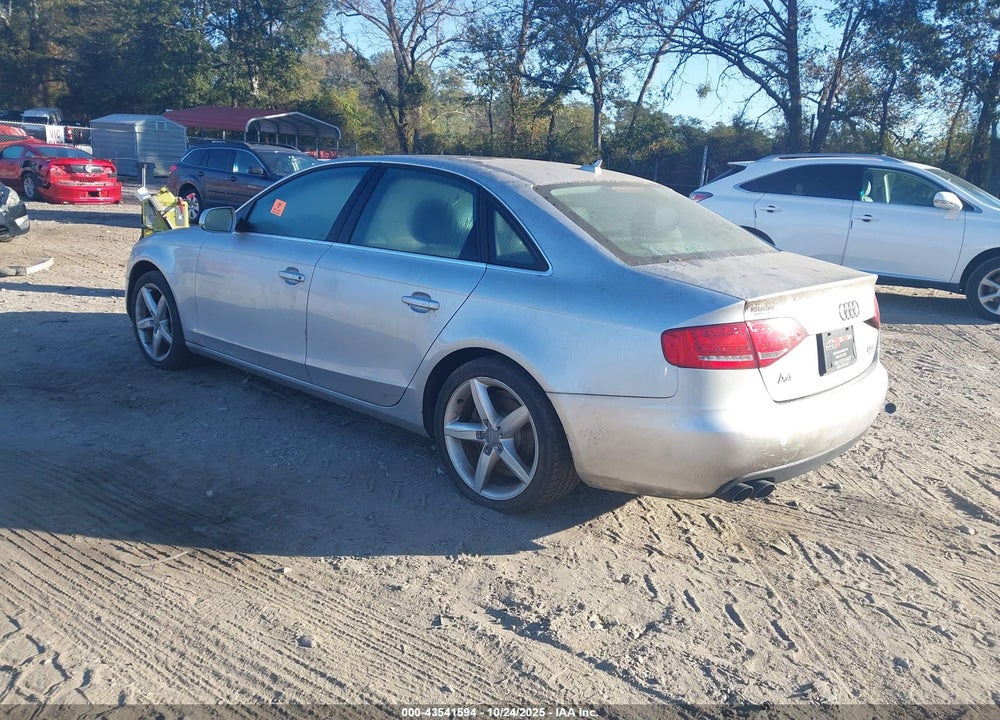 2012 AUDI A4 2.0T PREMIUM VIN: WAUBFAFLXCN012918