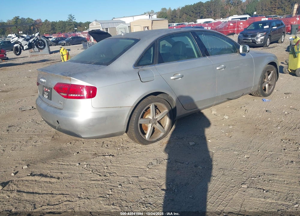 2012 AUDI A4 2.0T PREMIUM VIN: WAUBFAFLXCN012918