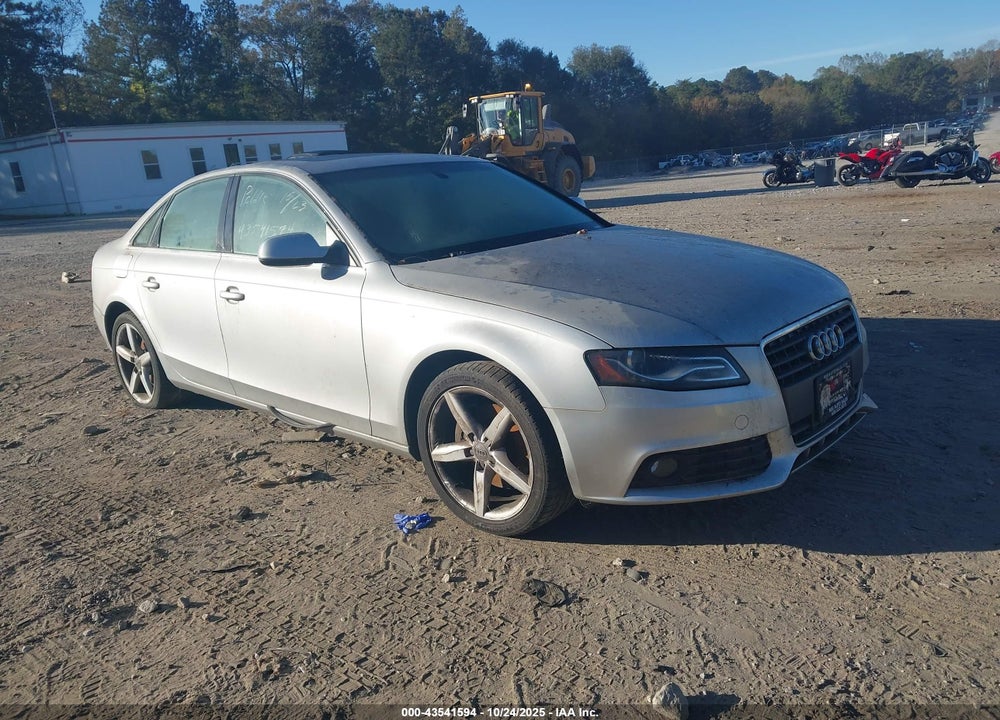 2012 AUDI A4 2.0T PREMIUM VIN: WAUBFAFLXCN012918