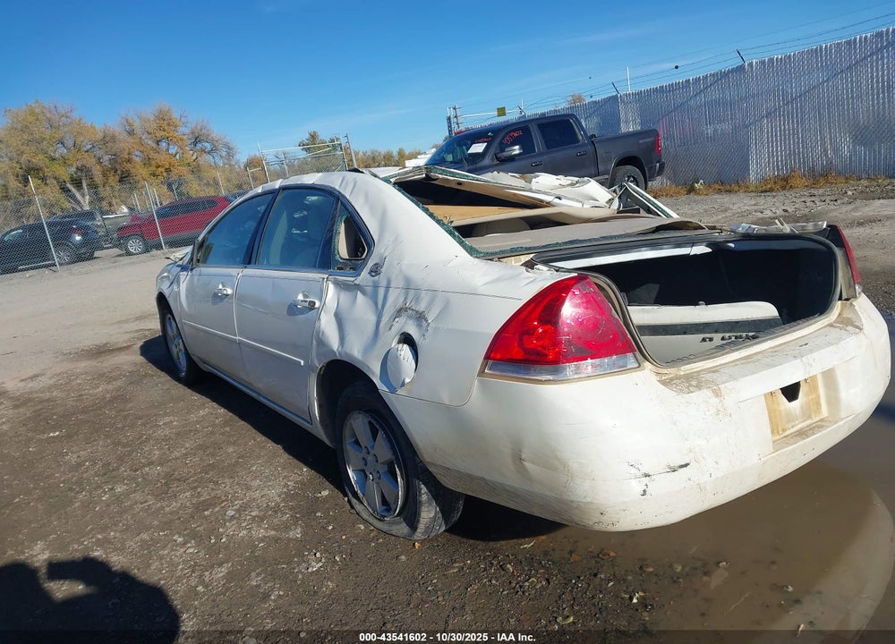 2007 CHEVROLET IMPALA LT VIN: 2G1WT55N279270441