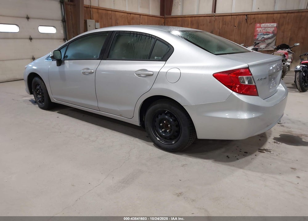 2012 HONDA CIVIC VIN: 2HGFB2F58CH568033