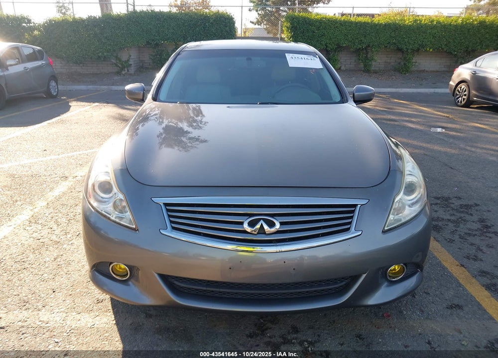 2012 INFINITI G37 JOURNEY VIN: JN1CV6AP7CM625010