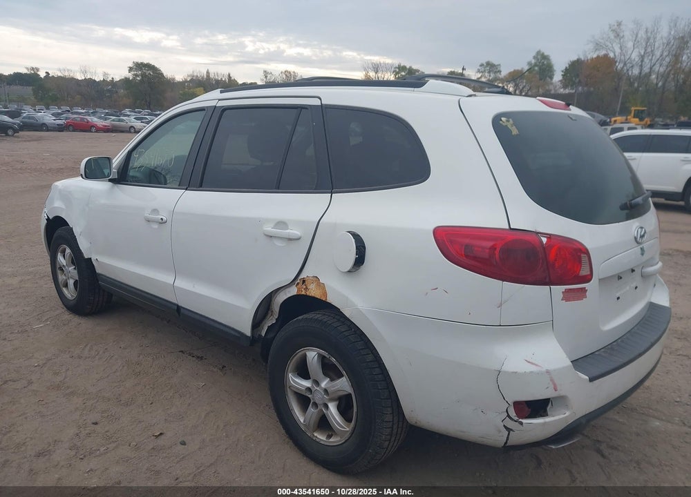 2007 HYUNDAI SANTA FE GLS VIN: 5NMSG73D67H051170