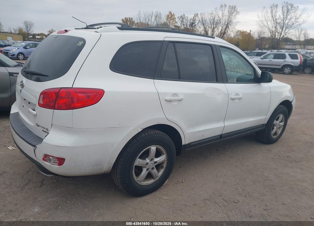2007 HYUNDAI SANTA FE GLS VIN: 5NMSG73D67H051170