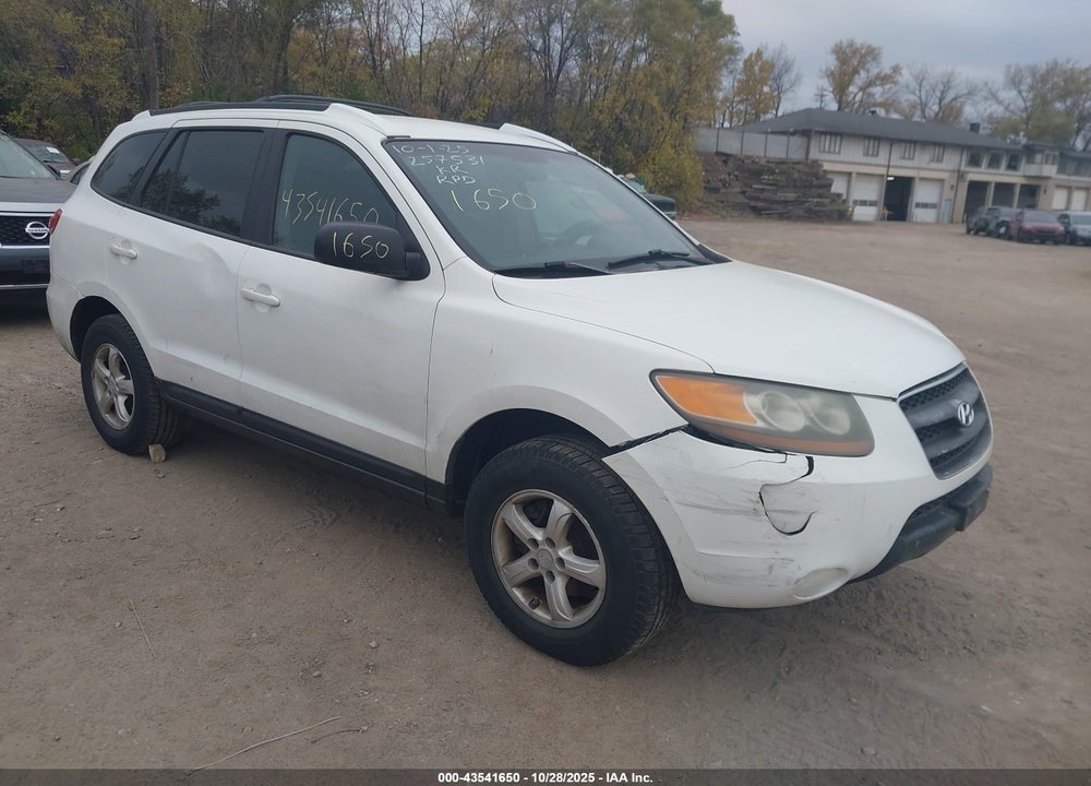 2007 HYUNDAI SANTA FE GLS VIN: 5NMSG73D67H051170