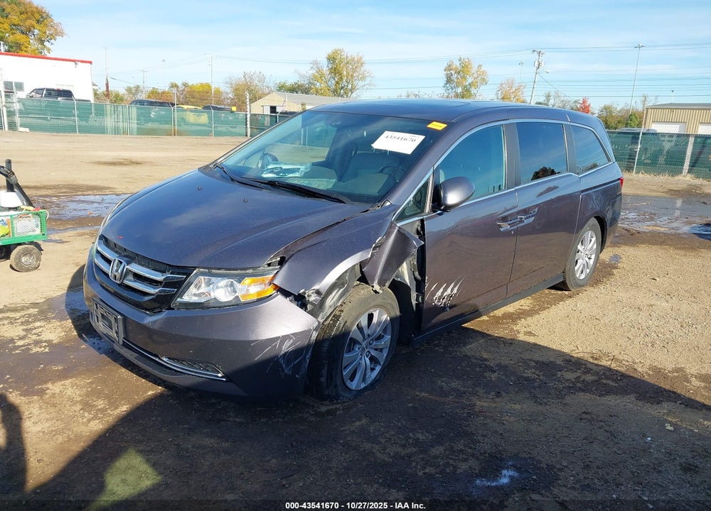 2016 HONDA ODYSSEY EX-L VIN: 5FNRL5H66GB009110