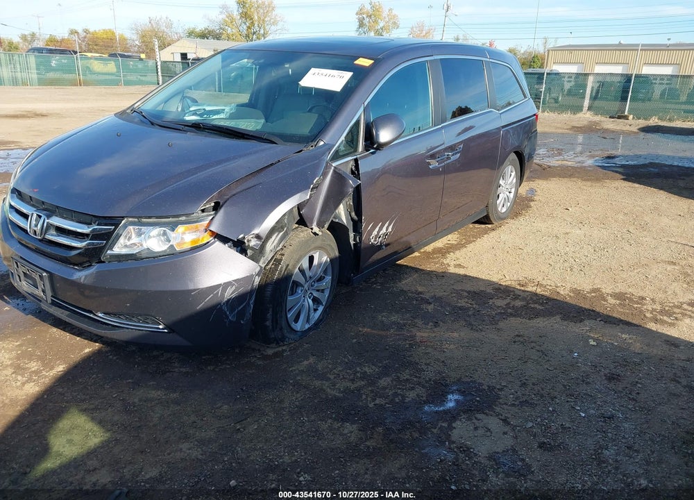 2016 HONDA ODYSSEY EX-L VIN: 5FNRL5H66GB009110