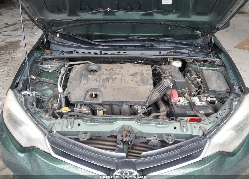 2015 TOYOTA COROLLA VIN: 2T1BURHE5FC406081