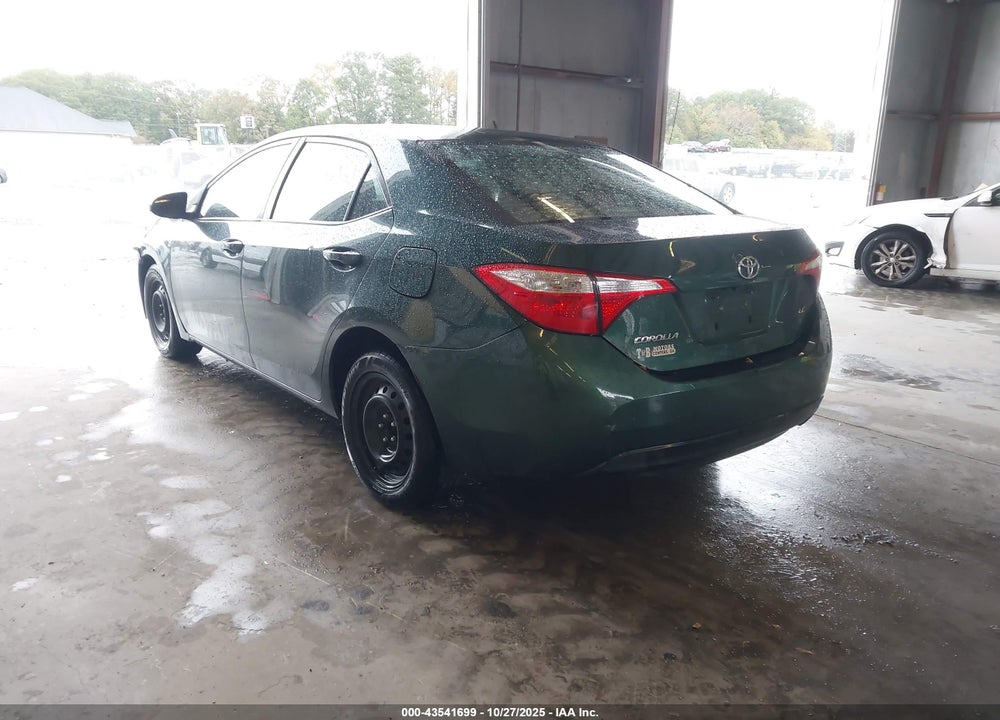 2015 TOYOTA COROLLA VIN: 2T1BURHE5FC406081