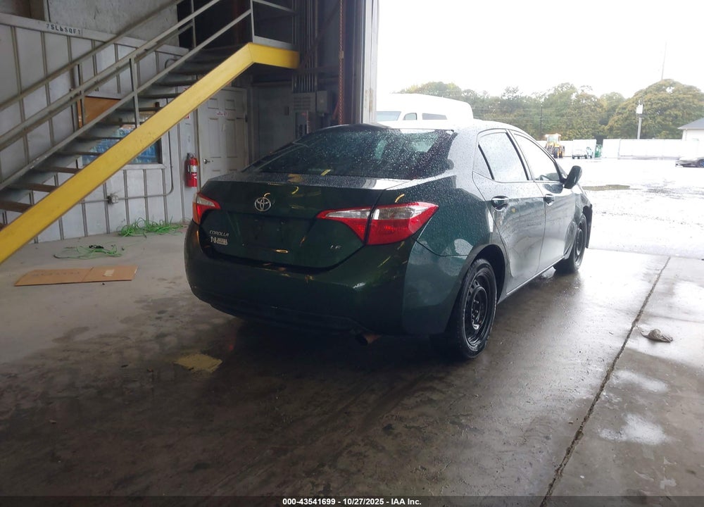 2015 TOYOTA COROLLA VIN: 2T1BURHE5FC406081