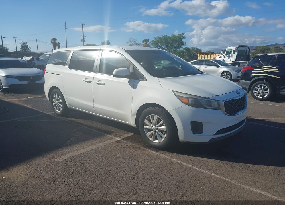 2015 KIA SEDONA L VIN: KNDMA5C16F6032957