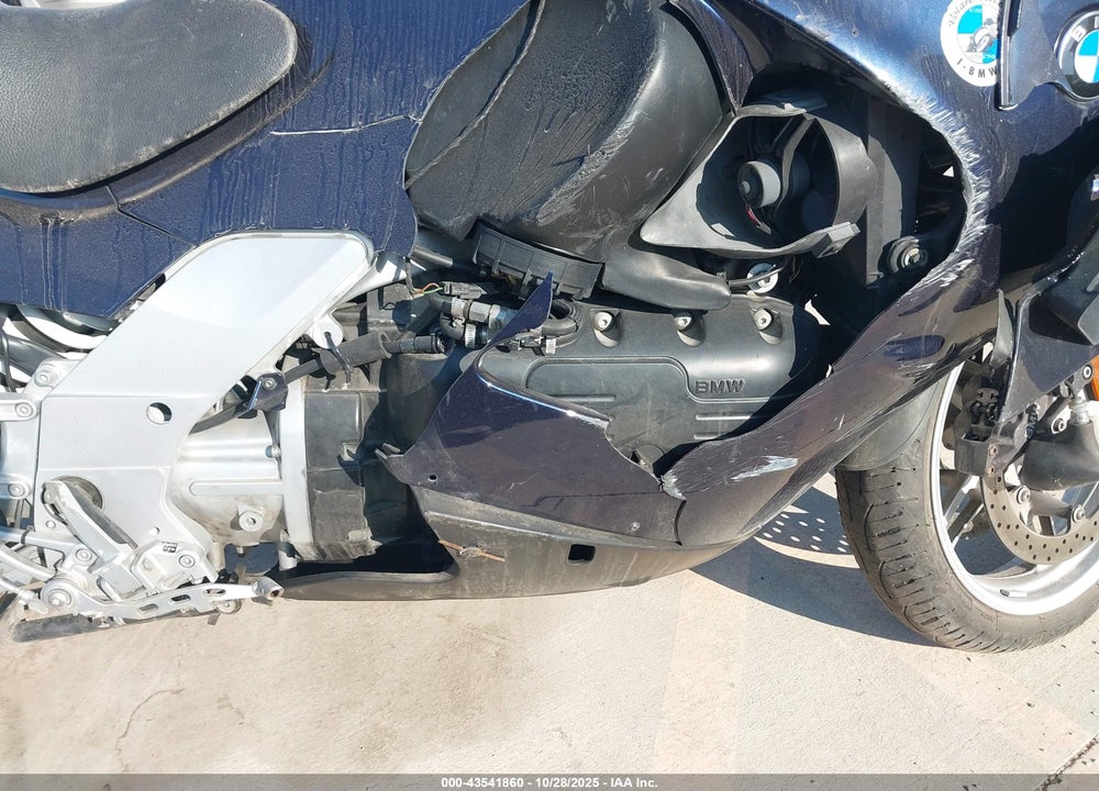 2003 BMW K1200 GT VIN: WB10558A93ZK00349