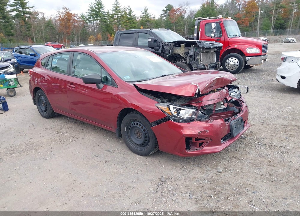 2019 SUBARU IMPREZA 2.0I VIN: 4S3GTAB66K3754647