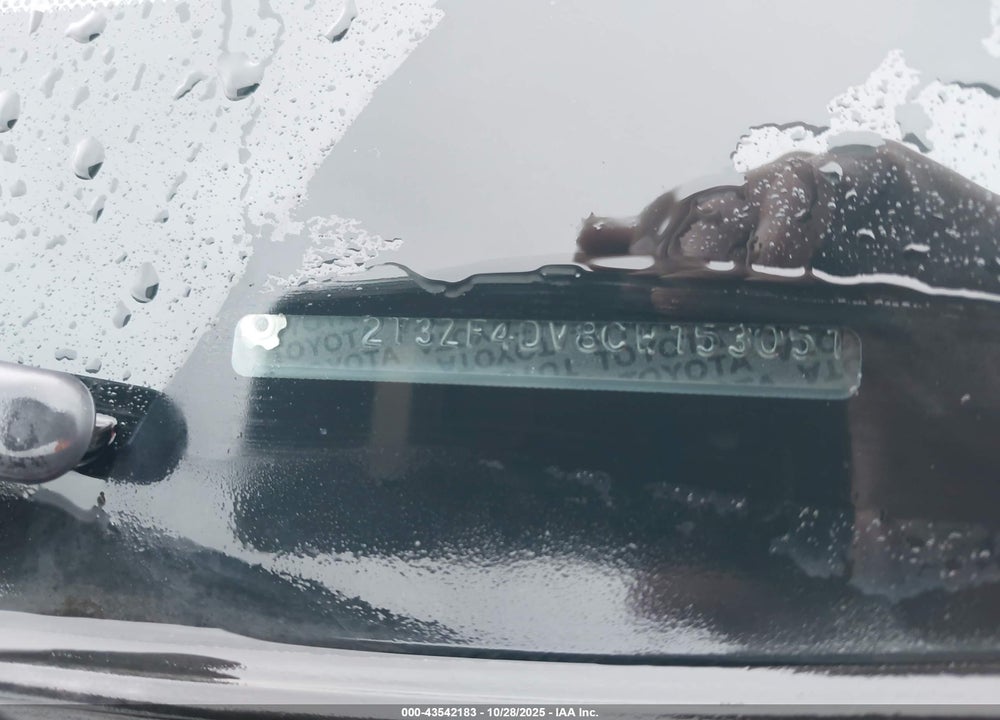 2012 TOYOTA RAV4 VIN: 2T3ZF4DV8CW153051