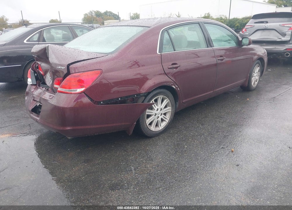 2007 TOYOTA AVALON LIMITED VIN: 4T1BK36B77U183764