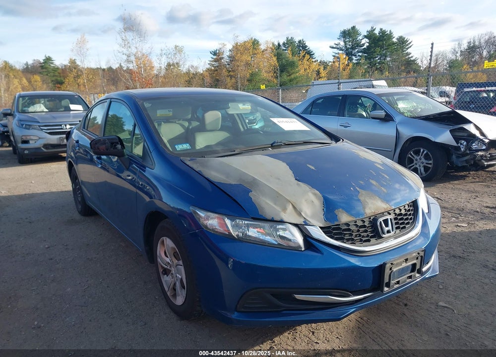 2015 HONDA CIVIC LX VIN: 19XFB2F56FE252922