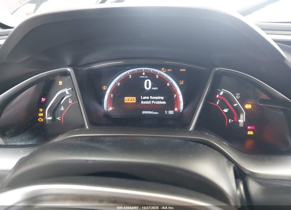 2019 HONDA CIVIC SPORT VIN: 2HGFC4B81KH306376