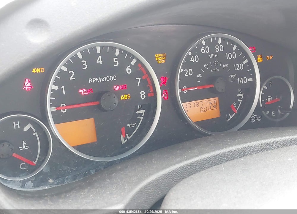 2010 NISSAN XTERRA SE VIN: 5N1AN0NW2AC520909