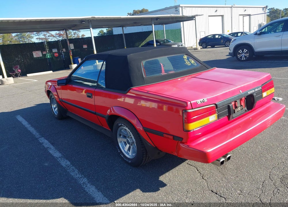 1985 TOYOTA CELICA GT-S VIN: JT5RA65K8F4056461