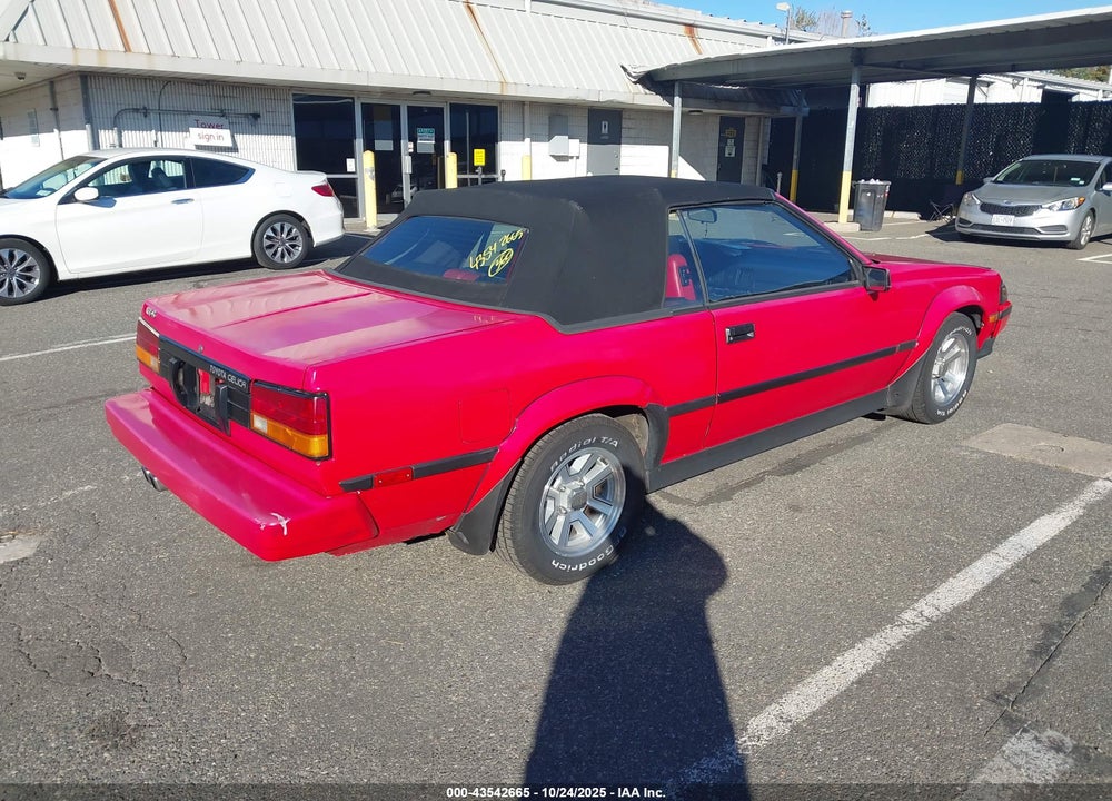 1985 TOYOTA CELICA GT-S VIN: JT5RA65K8F4056461