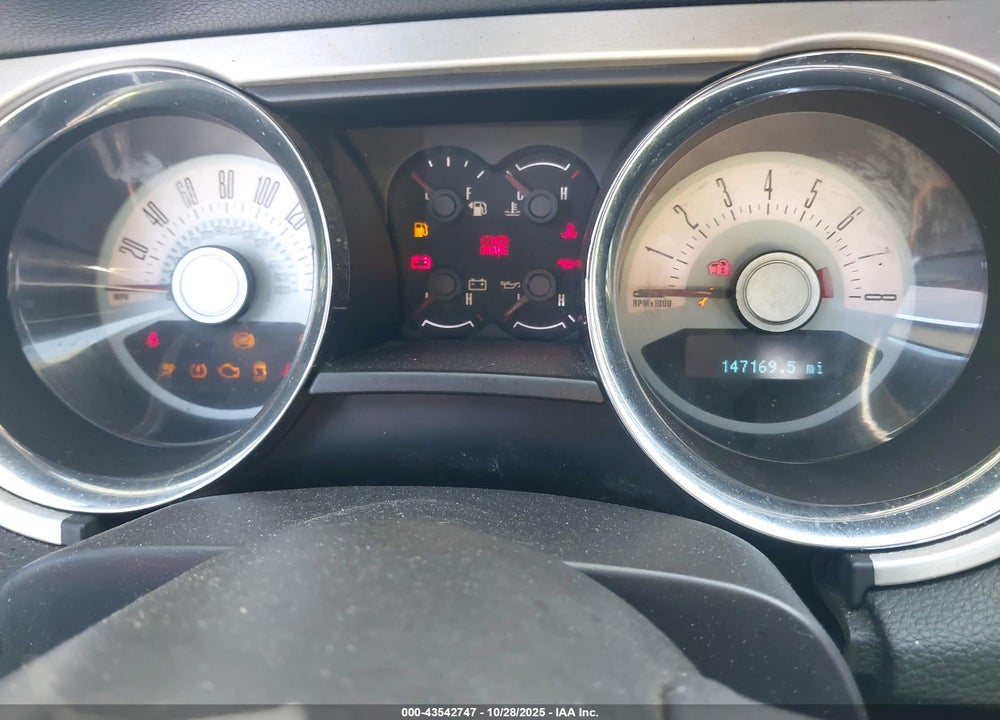 2011 FORD MUSTANG V6 PREMIUM VIN: 1ZVBP8AM2B5104173