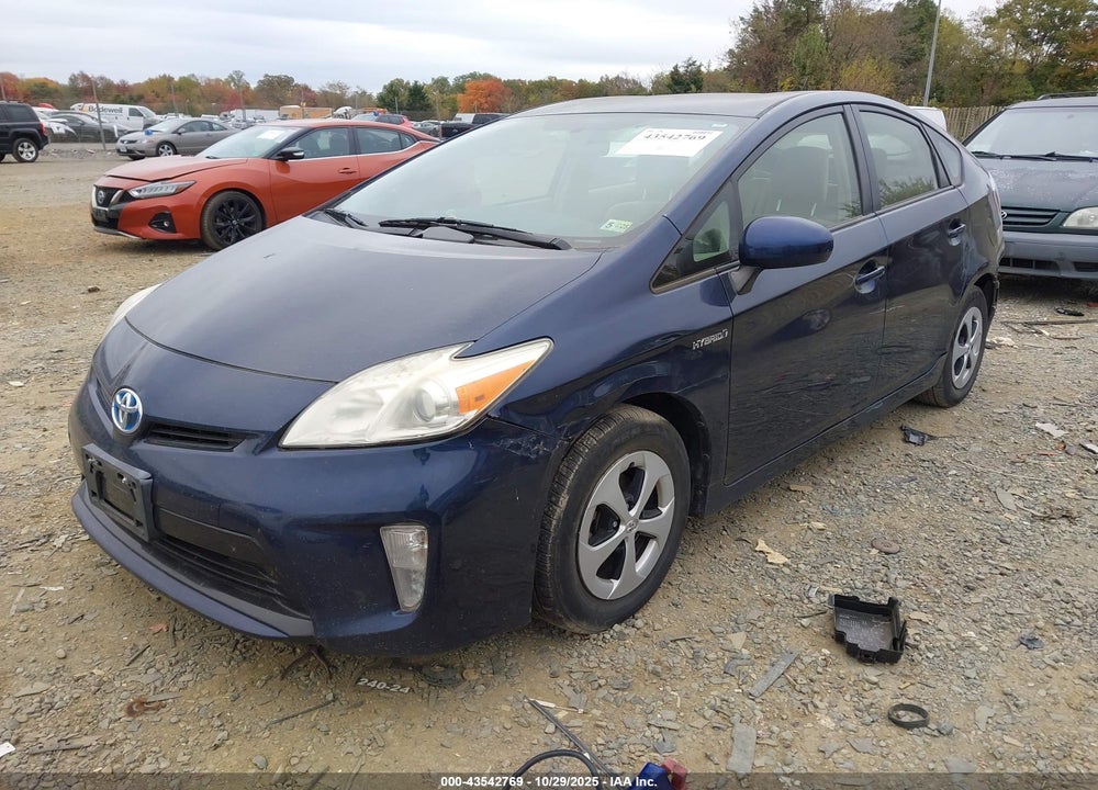 2012 TOYOTA PRIUS THREE VIN: JTDKN3DU7C1593797