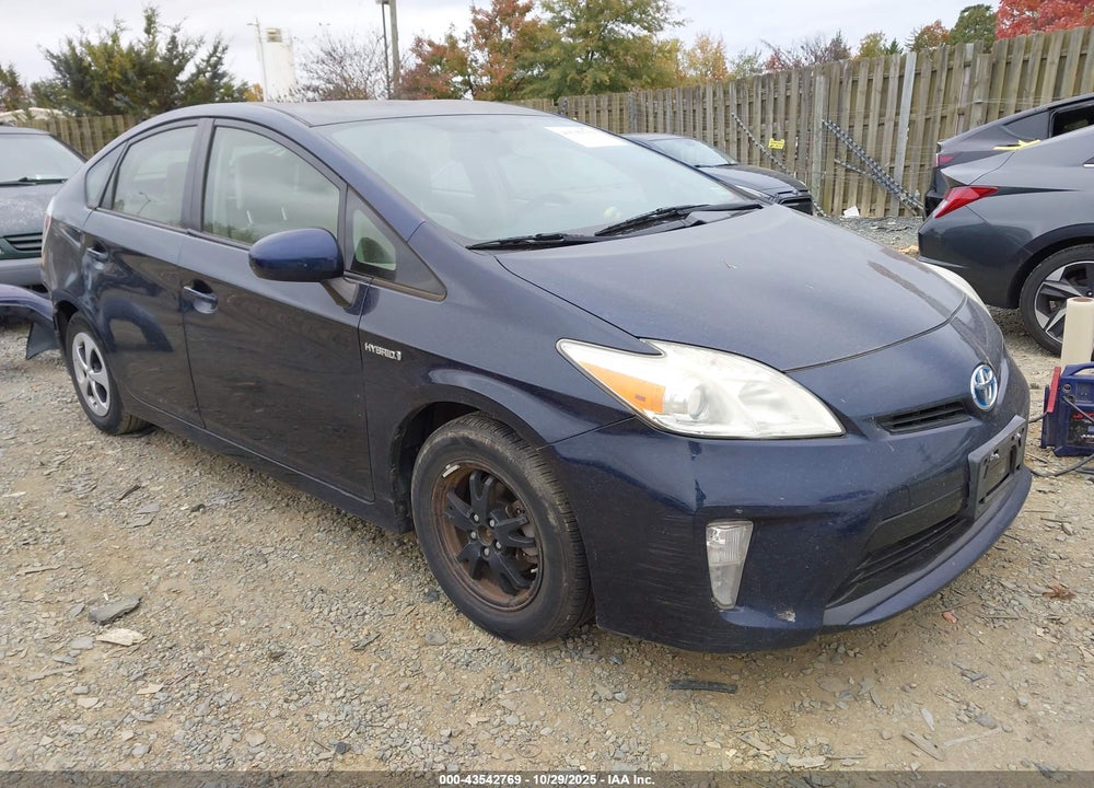 2012 TOYOTA PRIUS THREE VIN: JTDKN3DU7C1593797