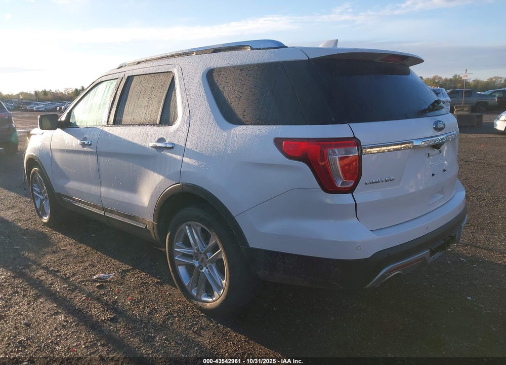 2016 FORD EXPLORER LIMITED VIN: 1FM5K8F82GGD24625