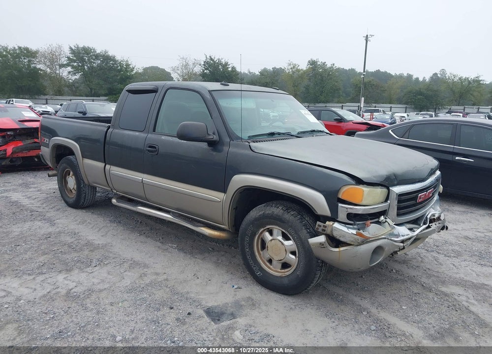 2003 GMC SIERRA 1500 SLT VIN: 2GTEK19T031282300