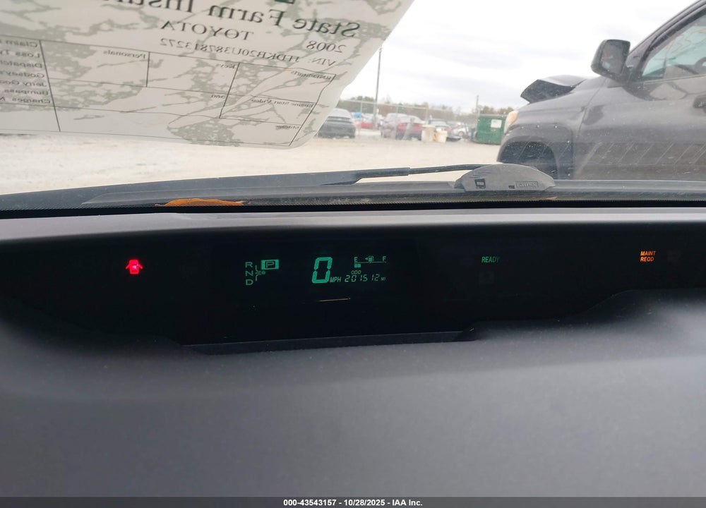 2008 TOYOTA PRIUS VIN: JTDKB20U387813272