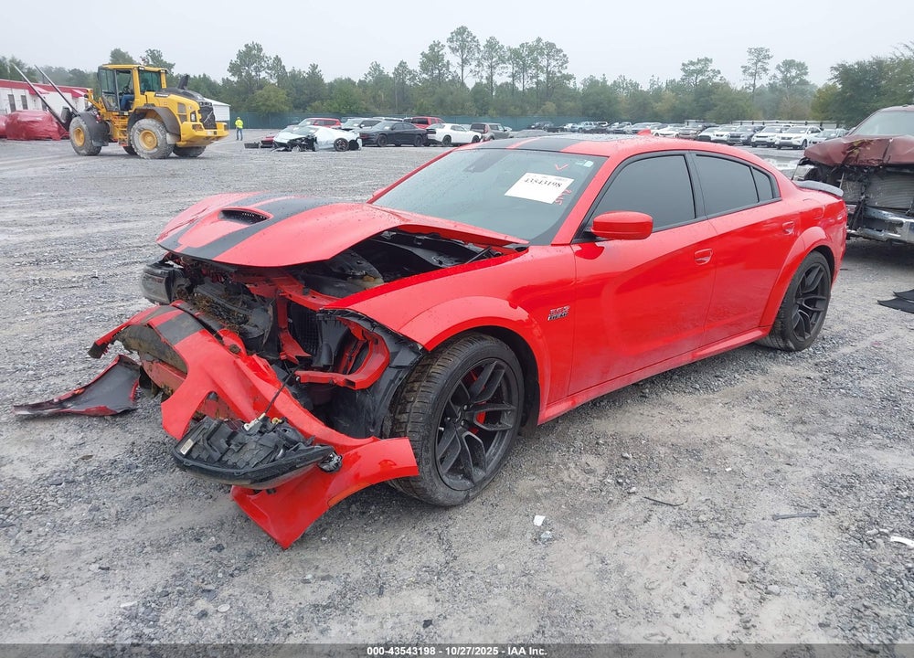 2022 DODGE CHARGER SCAT PACK WIDEBODY VIN: 2C3CDXGJ7NH195496