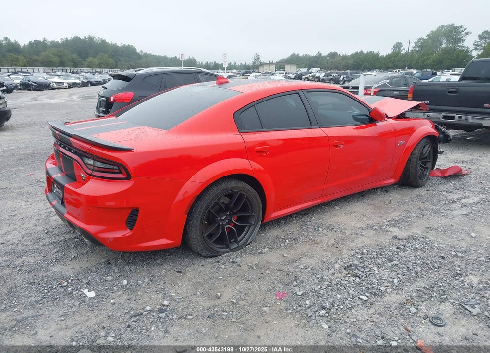 2022 DODGE CHARGER SCAT PACK WIDEBODY VIN: 2C3CDXGJ7NH195496