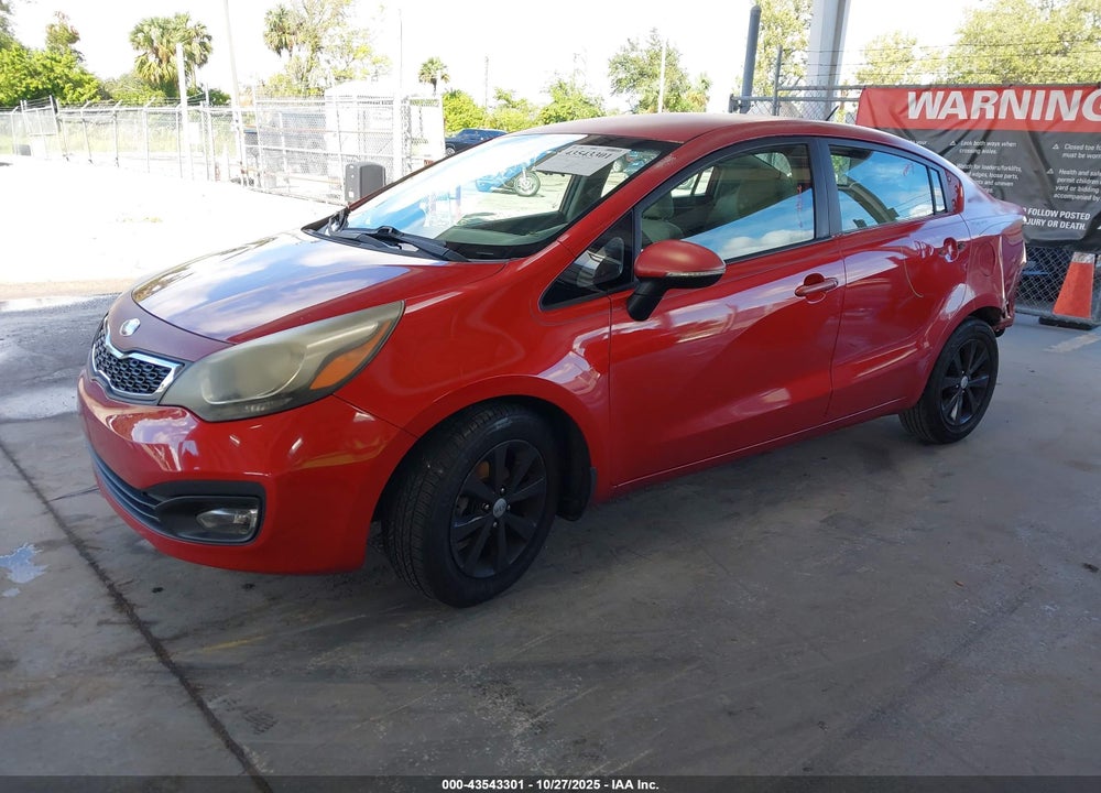 2013 KIA RIO VIN: KNADN4A34D6164886