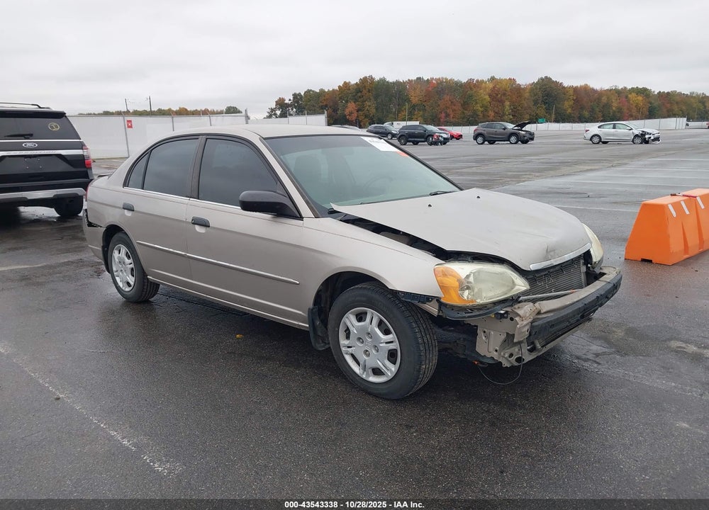 2001 HONDA CIVIC LX VIN: 2HGES15521H618607