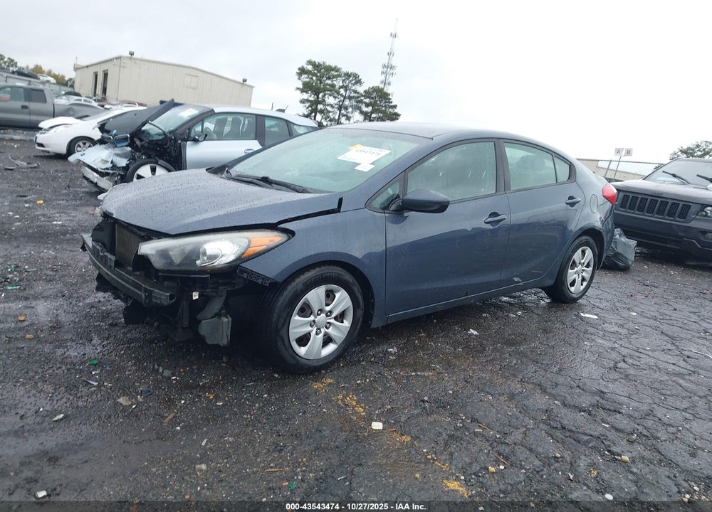 2016 KIA FORTE LX VIN: KNAFK4A67G5583739