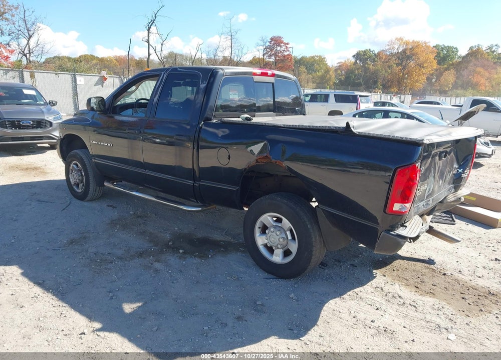 2003 DODGE RAM 2500 SLT/LARAMIE/ST VIN: 3D7KU28DX3G845170