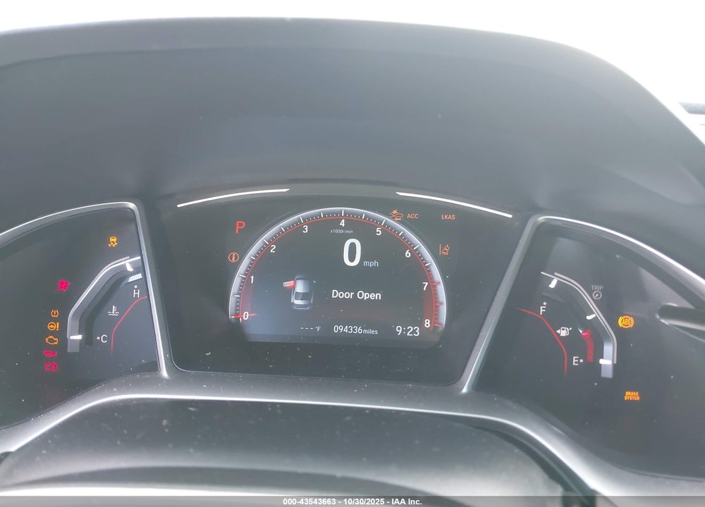2019 HONDA CIVIC SPORT VIN: 19XFC2F85KE031815
