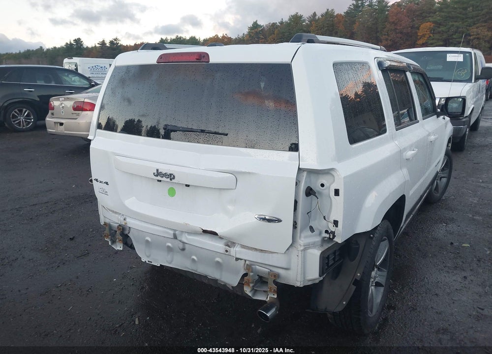 2016 JEEP PATRIOT HIGH ALTITUDE EDITION VIN: 1C4NJRFB8GD501298